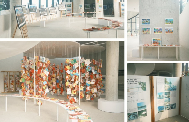 Kh&ocirc;ng gian trưng b&agrave;y nghệ thuật hiện đại 