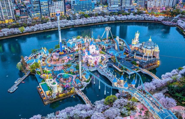 C&ocirc;ng vi&ecirc;n giải tr&iacute; Lotte World Adventure tại Busan H&agrave;n Quốc