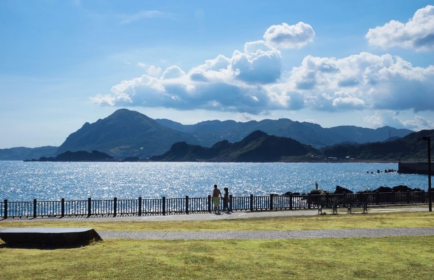 Khung cảnh biển đặc trưng tại Chaojing Park Taiwan 