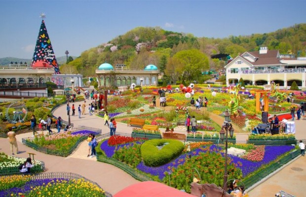 5 khu chủ đề tại c&ocirc;ng vi&ecirc;n Everland