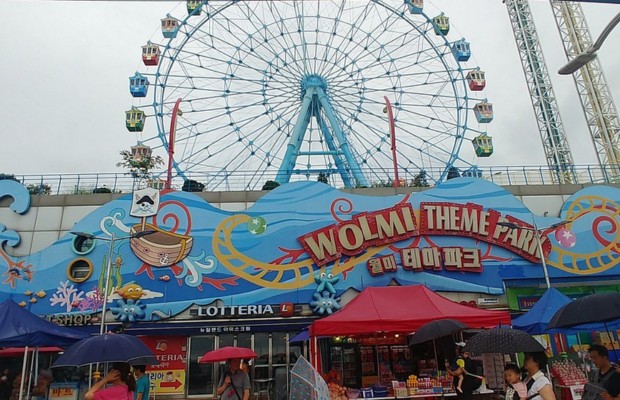 Ph&aacute; đảo c&ocirc;ng vi&ecirc;n giải tr&iacute; Wolmi Theme Park
