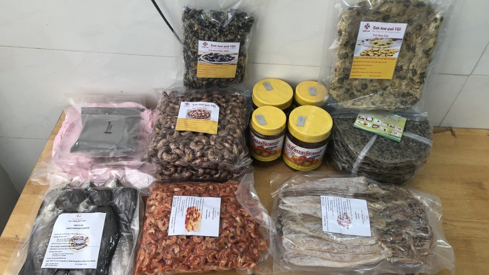 Hải sản kh&ocirc; đ&oacute;ng g&oacute;i thương mại Việt Nam