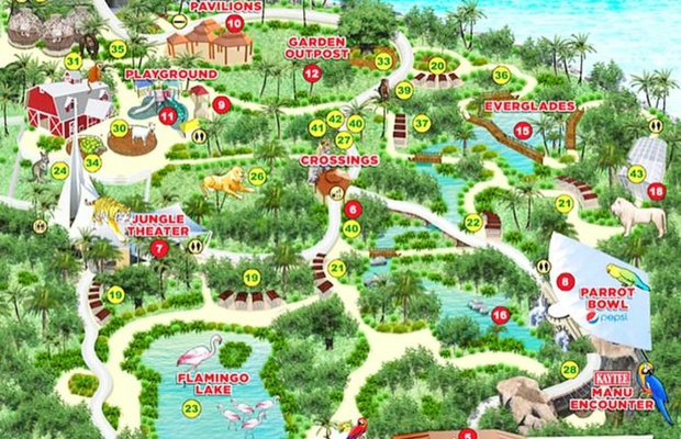 Định vị Jungle Island