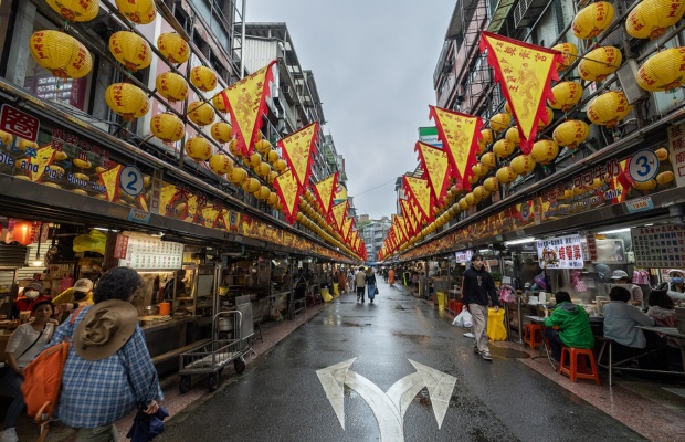 Hai tuyến phố ch&iacute;nh tạo n&ecirc;n Keelung market nổi tiếng