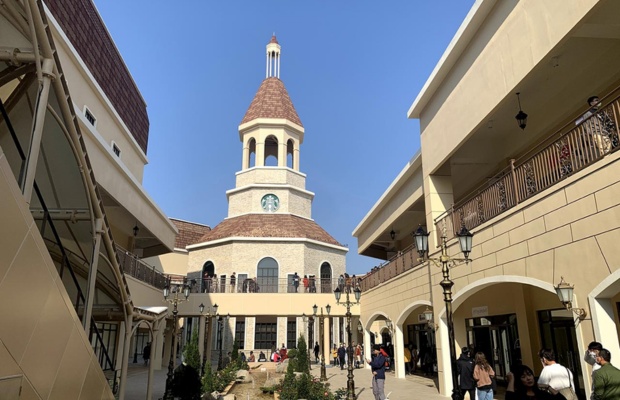 Lihpao Outlet Mall với phong c&aacute;ch kiến tr&uacute;c ch&acirc;u &Acirc;u