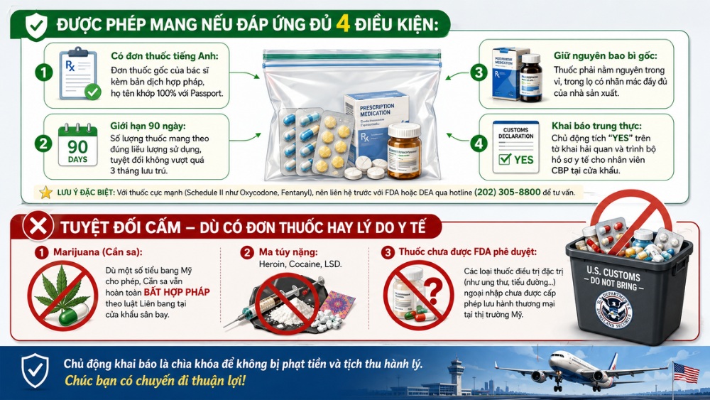 Cảnh b&aacute;o về c&aacute;c loại thuốc kiểm so&aacute;t đặc biệt v&agrave; thủ tục DEA tại Mỹ