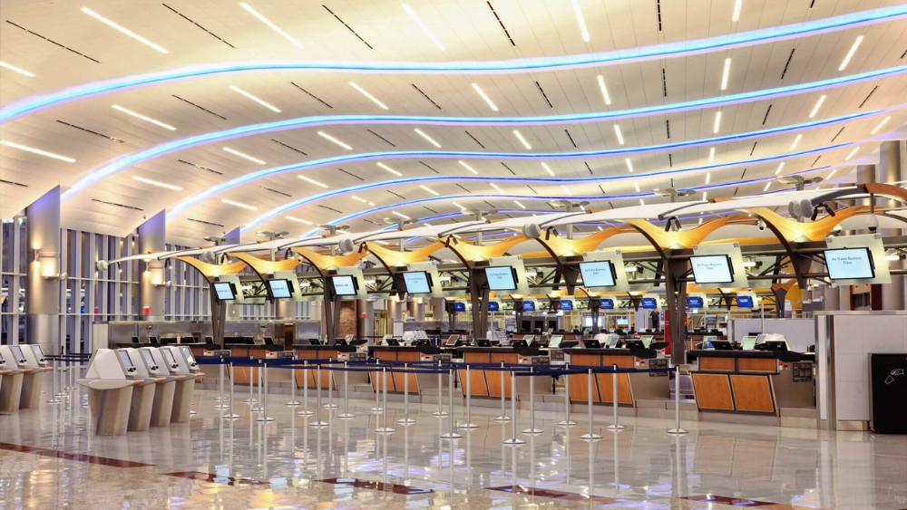 Sảnh nh&agrave; ga nội địa s&acirc;n bay Hartsfield-Jackson Atlanta