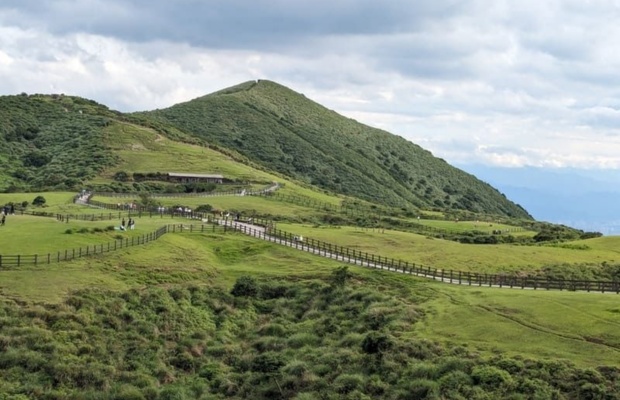 Vị tr&iacute; Đồng cỏ Qingtiangang trong c&ocirc;ng vi&ecirc;n Yangmingshan 