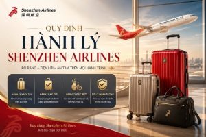 Quy định hành lý Shenzhen Airlines chi tiết mới nhất