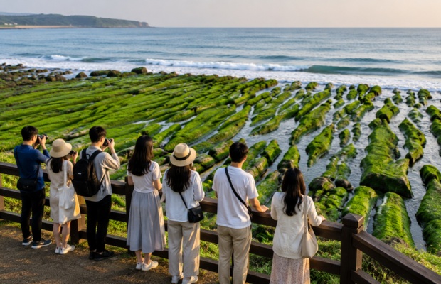 Du kh&aacute;ch n&ecirc;n đứng tr&ecirc;n lối an to&agrave;n để bảo vệ hệ sinh th&aacute;i tại Laomei