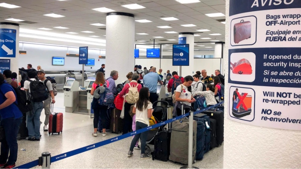  Khu vực check-in Miami