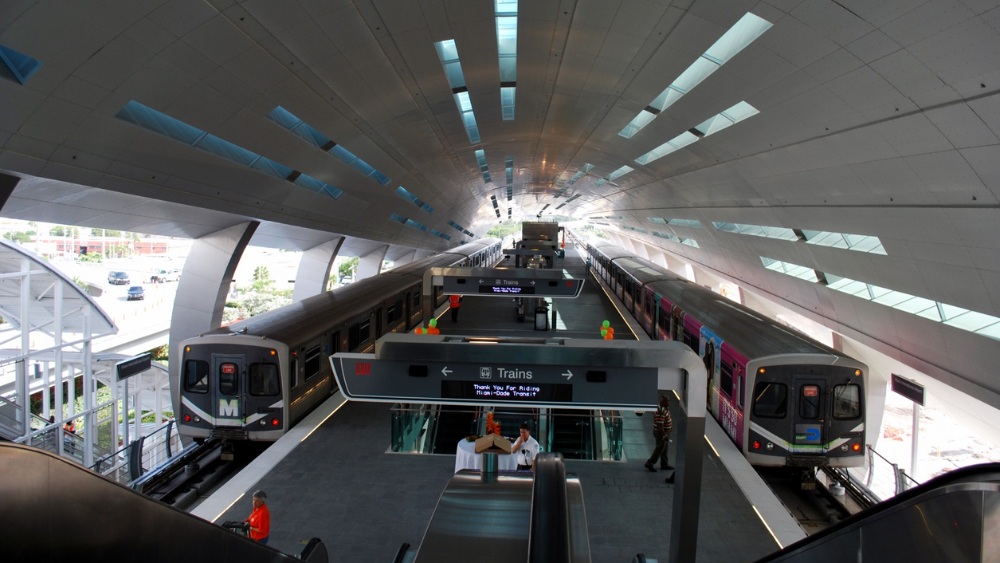 Ga Metrorail Orange Line tại s&acirc;n bay Miami 