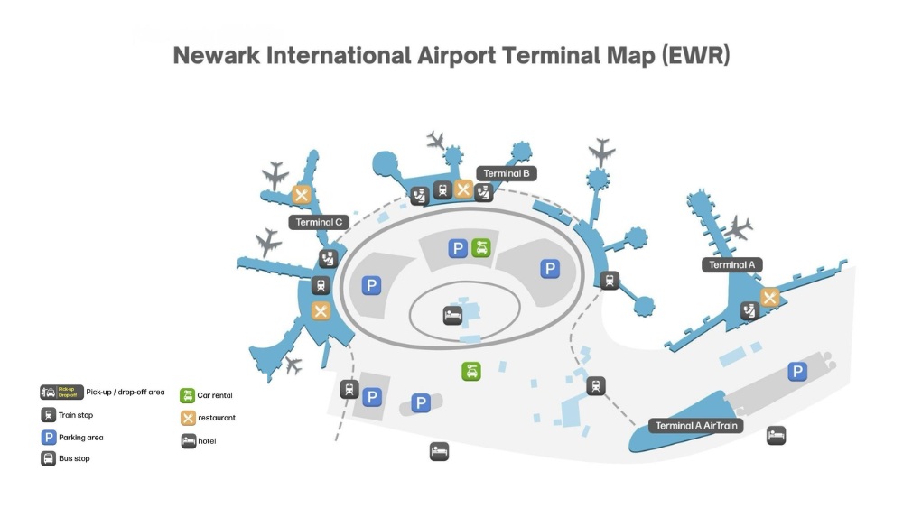  Sơ đồ tổng thể ba nh&agrave; ga Terminal A, B, C