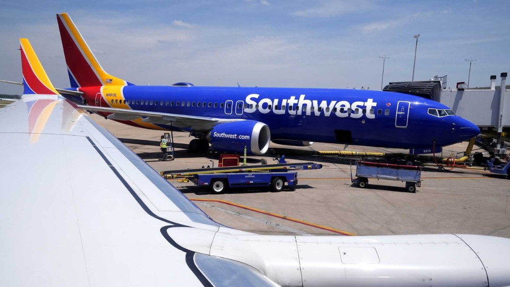 M&aacute;y bay Southwest Airlines ở San Jose