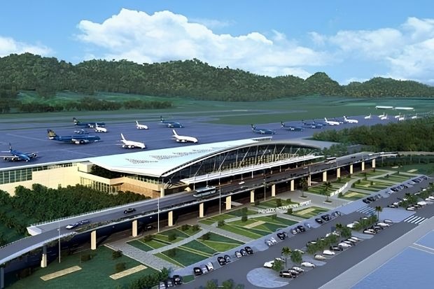 M&ocirc; phỏng thiết kế nh&agrave; ga s&acirc;n bay trong dự &aacute;n quy hoạch s&acirc;n bay Thổ Chu - An Giang