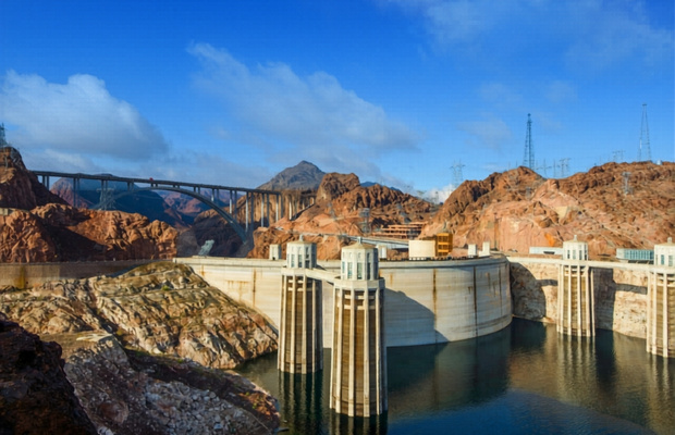 To&agrave;n cảnh đập hoover nevada Mỹ &ndash; C&ocirc;ng tr&igrave;nh thế kỷ nằm vắt ngang qua d&ograve;ng s&ocirc;ng Colorado