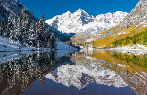 ẻ đẹp l&atilde;ng mạn của những hồ nước soi b&oacute;ng n&uacute;i non tại bang Colorado
