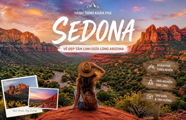 Khám phá du lịch Sedona: Điểm đến ấn tượng tại nước Mỹ