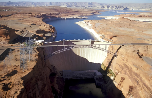 To&agrave;n cảnh Glen Canyon Dam