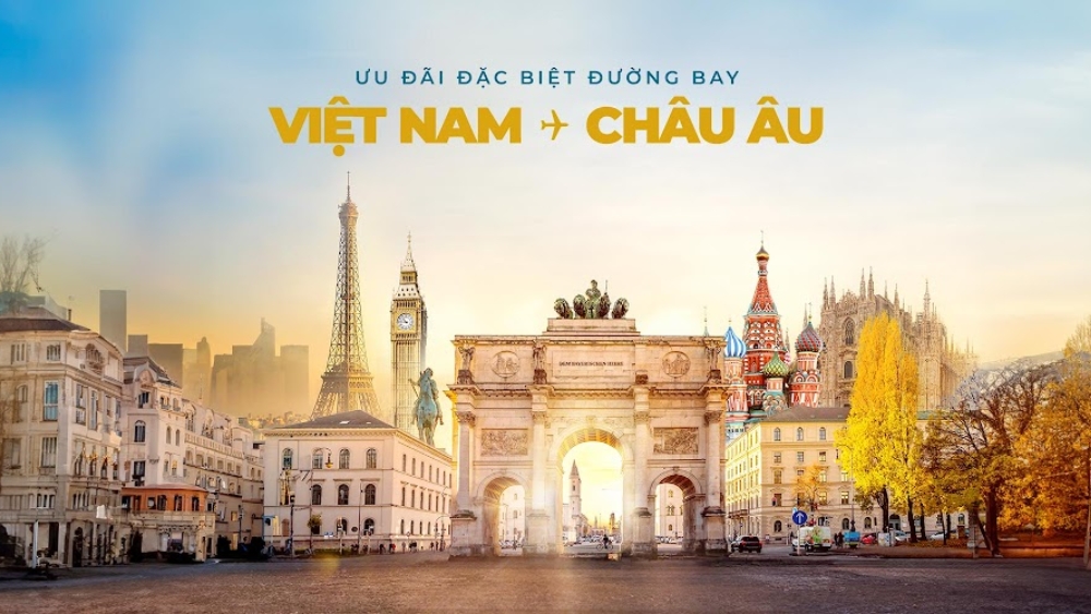 ƯU Đ&Atilde;I ĐẶC BIỆT TỪ VIETNAM AIRLINES TR&Ecirc;N C&Aacute;C ĐƯỜNG BAY ĐI CH&Acirc;U &Acirc;U