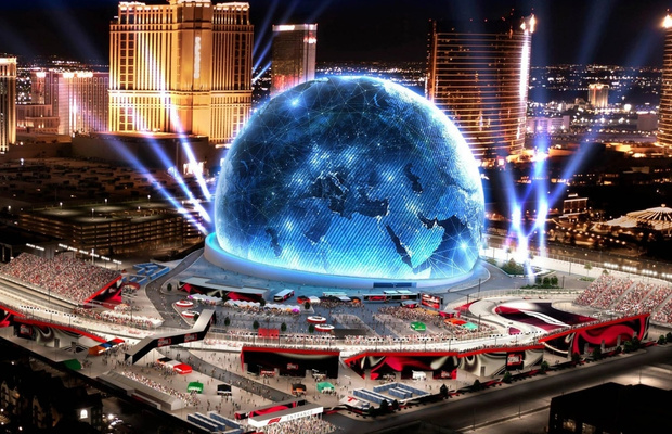 To&agrave;n cảnh Las Vegas Sphere