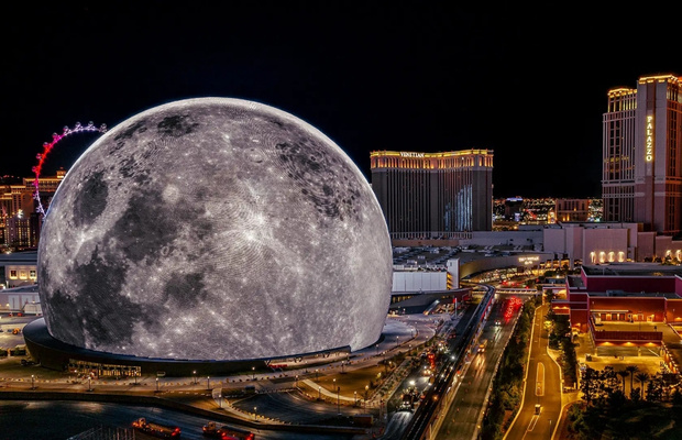 Las Vegas Sphere nằm gần The Venetian v&agrave; dễ d&agrave;ng tiếp cận từ Las Vegas Strip