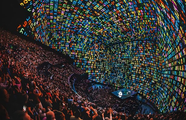 M&agrave;n h&igrave;nh LED khổng lồ b&ecirc;n trong Las Vegas Sphere 