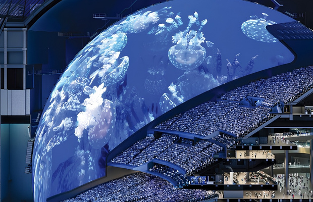 Kh&ocirc;ng gian b&ecirc;n trong Sphere Las Vegas 