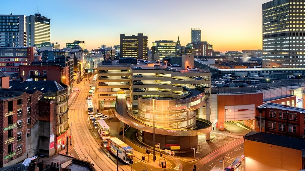 Khu vực trung t&acirc;m th&agrave;nh phố Manchester 