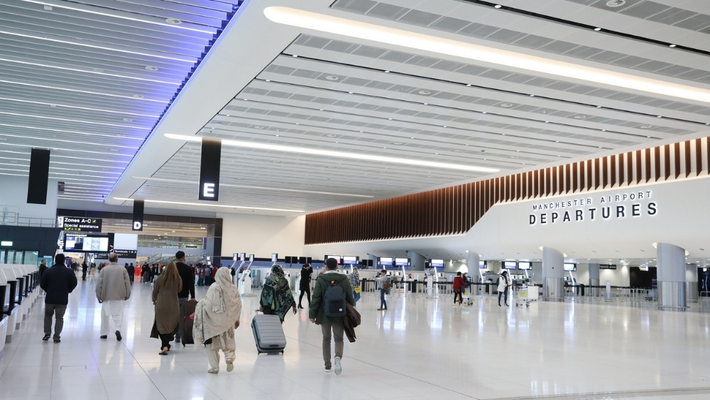 Terminal 2 s&acirc;n bay Manchester