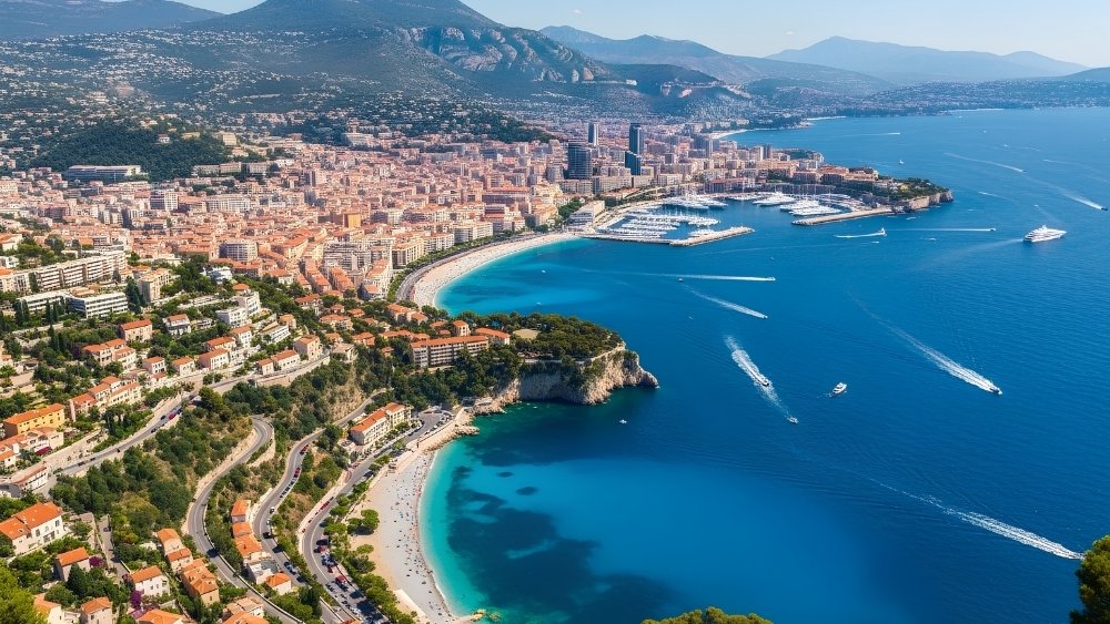 Cung đường ven biển từ s&acirc;n bay Nice đến Monaco 