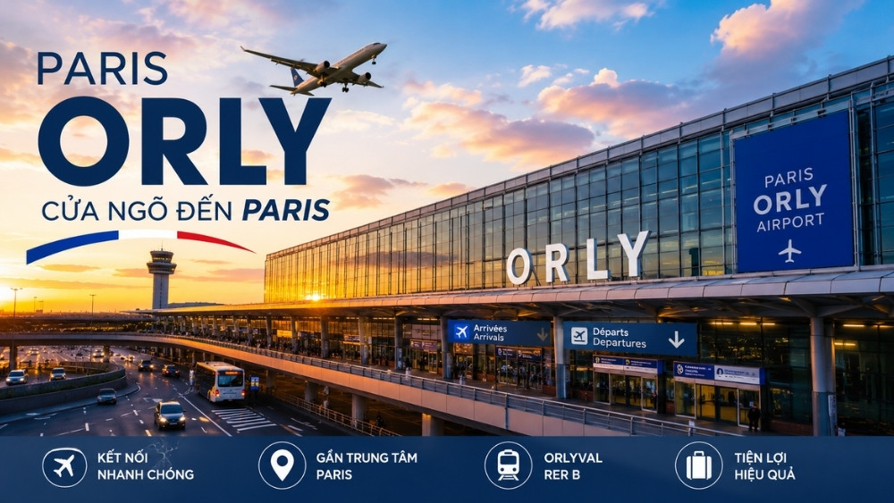 Sân bay Paris Orly ở đâu và những thông tin cần biết khi đến