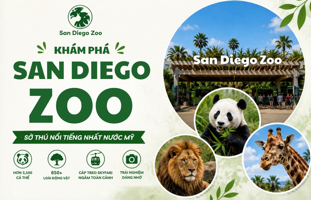 Phá đảo Sở thú San Diego: Check-in tọa độ hoang dã hàng đầu nước Mỹ