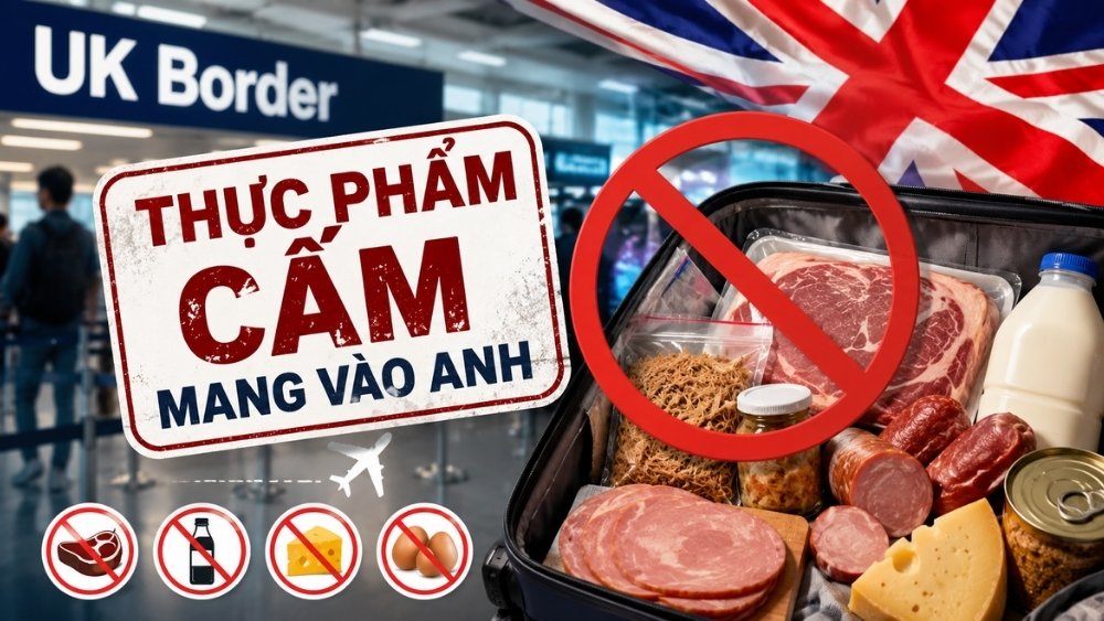 Quy định nhập cảnh Anh: Thực phẩm cấm mang vào Anh là gì?