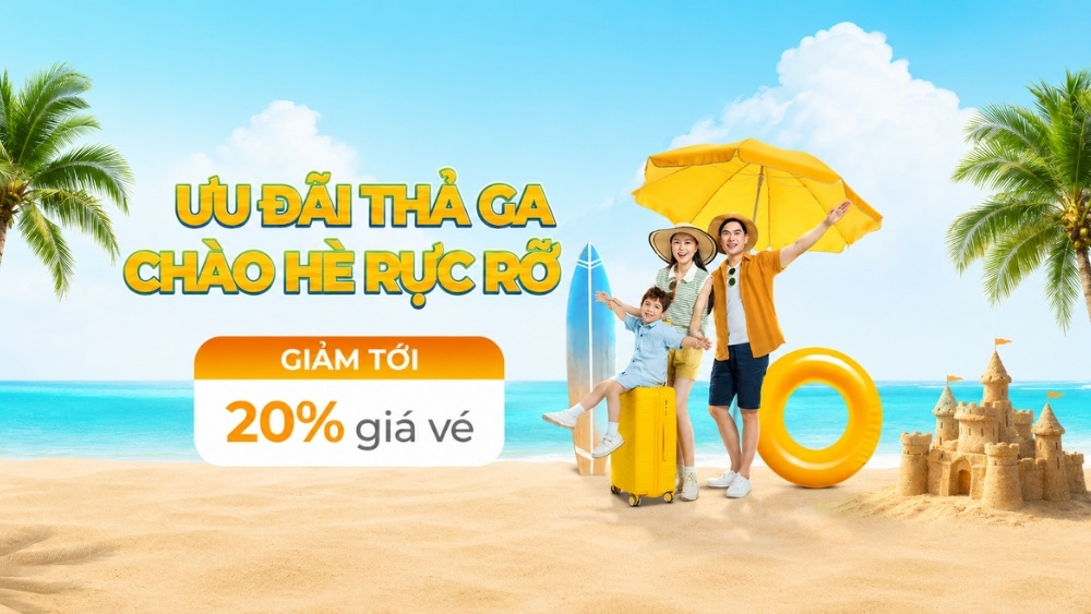Ch&agrave;o H&egrave; 2026 mức giảm l&ecirc;n đến 20% 