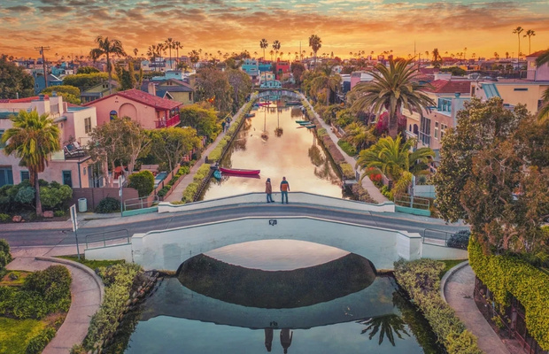 Hệ thống k&ecirc;nh đ&agrave;o Venice Canals gắn liền với lịch sử h&igrave;nh th&agrave;nh Venice Beach&nbsp;