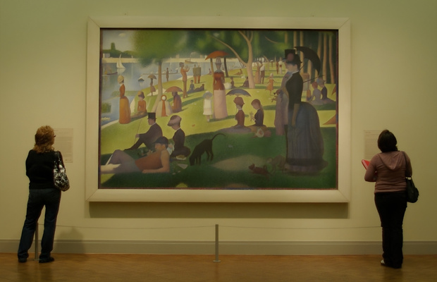 T&aacute;c phẩm Một ng&agrave;y chủ nhật ở La Grande Jatte của Georges Seurat