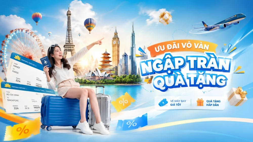 Khuyến Mãi Vietnam Airlines: Săn vé giá rẻ, ưu đãi giảm đến 30% tháng  [sc_post type=month_year]