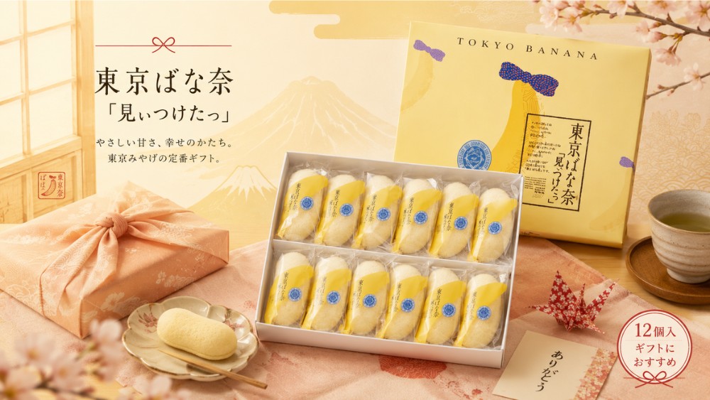 B&aacute;nh Tokyo Banana - đặc sản nổi tiếng của Tokyo