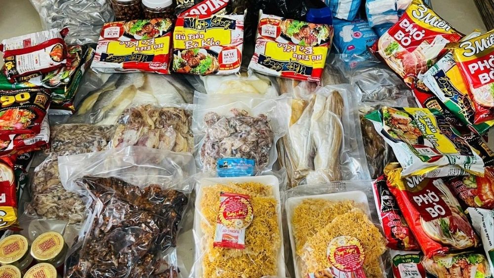 C&aacute;c loại thực phẩm kh&ocirc; được ph&eacute;p mang sang Nhật Bản