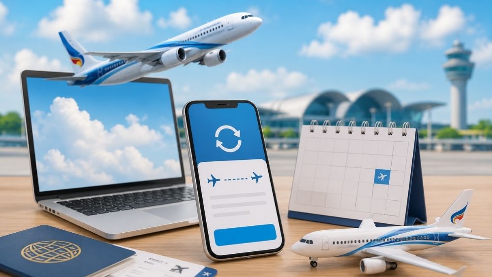 Đổi v&eacute; m&aacute;y bay Bangkok Airways nhanh với ph&iacute; minh bạch