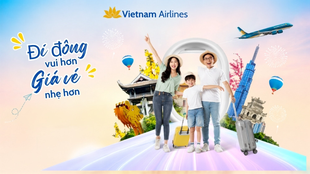 Nh&oacute;m lớn gi&aacute; nhỏ Vietnam Airlines