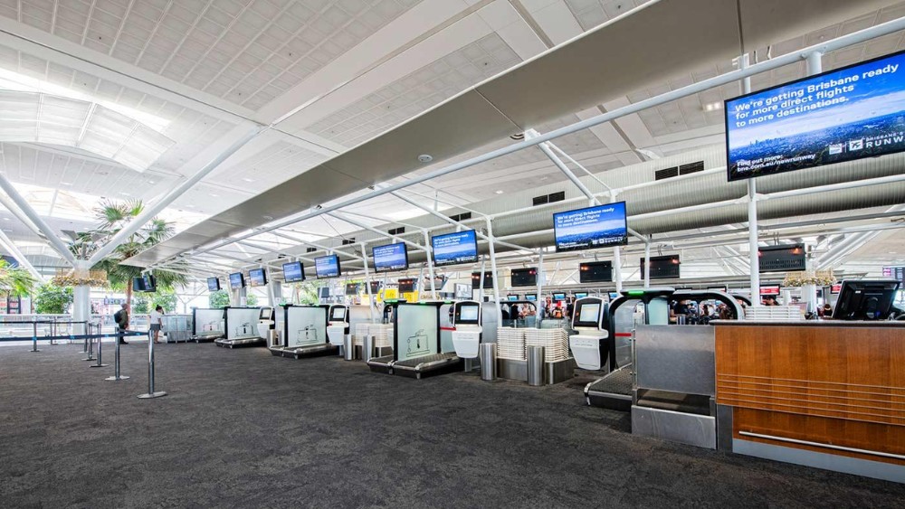 nh&agrave; ga quốc tế s&acirc;n bay Brisbane