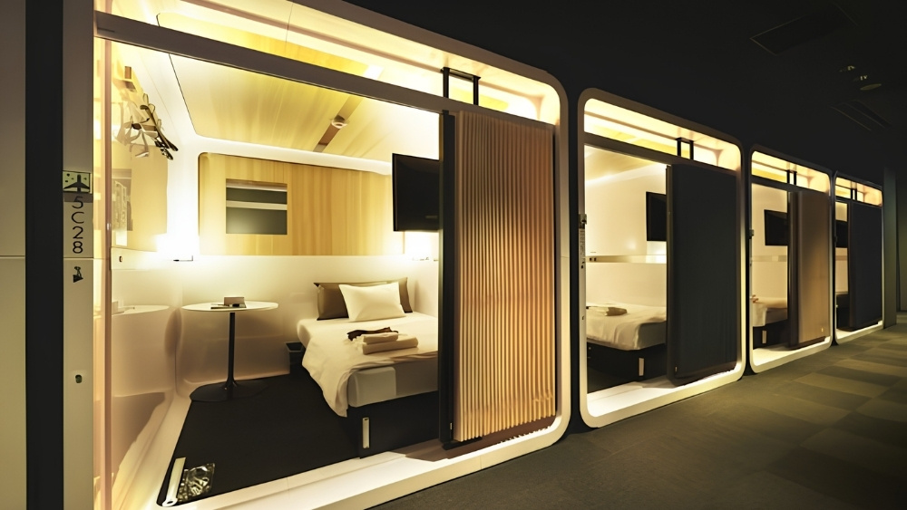 Kh&aacute;ch sạn con nhộng tại s&acirc;n bay Kansai