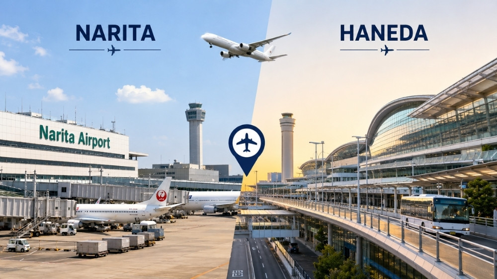 Narita hay Haneda: Lựa chọn n&agrave;o tối ưu?