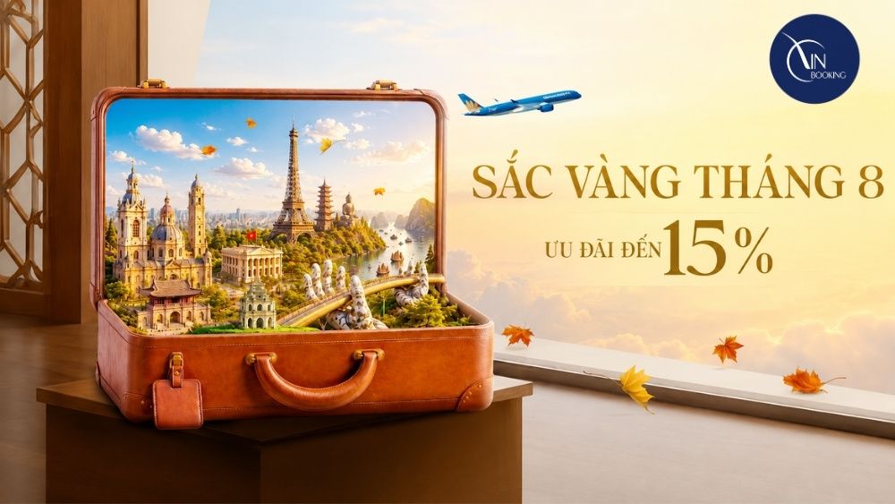 Khuyến m&atilde;i v&eacute; m&aacute;y bay Vietnam Airlines th&aacute;ng 8 - Nguồn: Internet