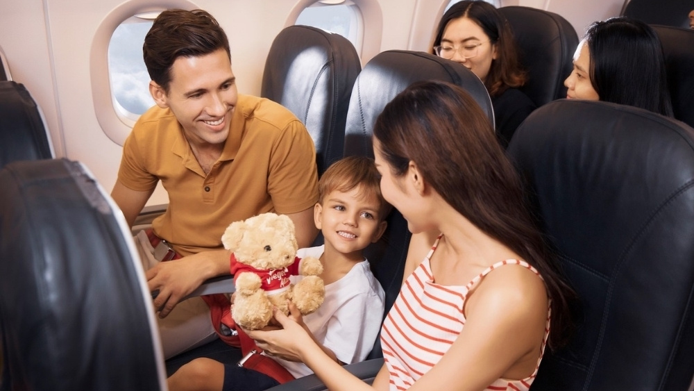 Vietjet đang c&oacute; ưu đ&atilde;i giảm 50% dịch vụ Sky Kids - Nguồn: Internet
