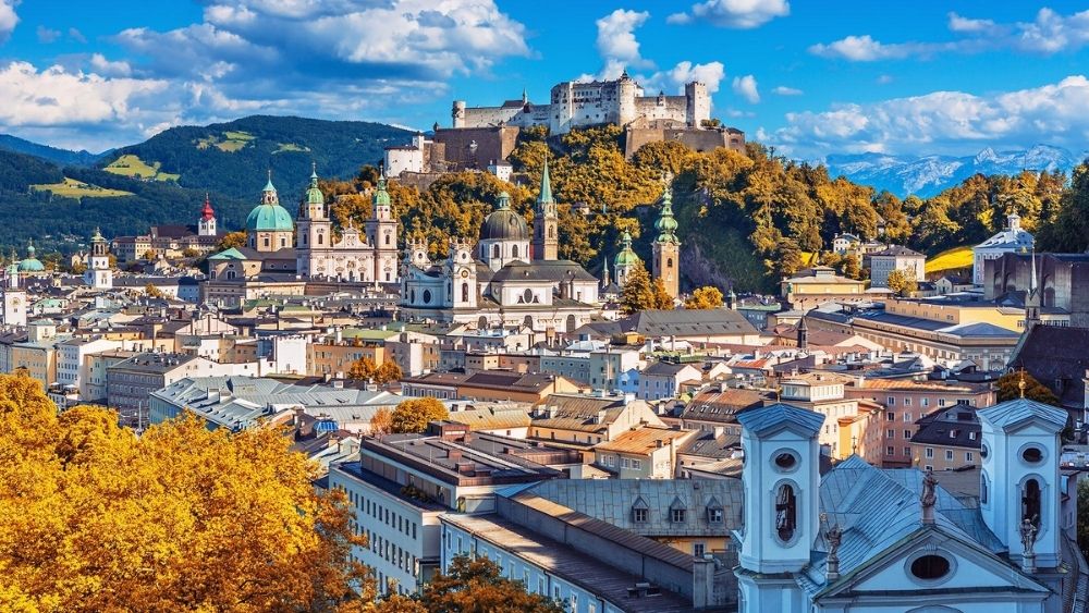 To&agrave;n cảnh th&agrave;nh phố Salzburg