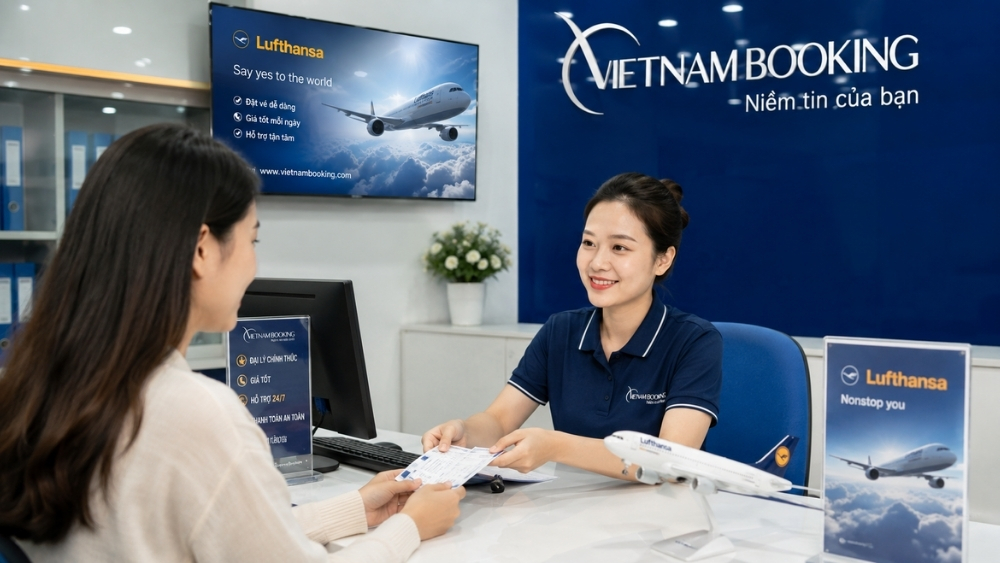 mua v&eacute; m&aacute;y bay lufthansa ở đ&acirc;u uy t&iacute;n tại vietnam booking