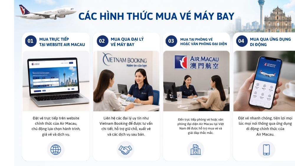 c&aacute;c h&igrave;nh thức mua v&eacute; m&aacute;y bay air macau